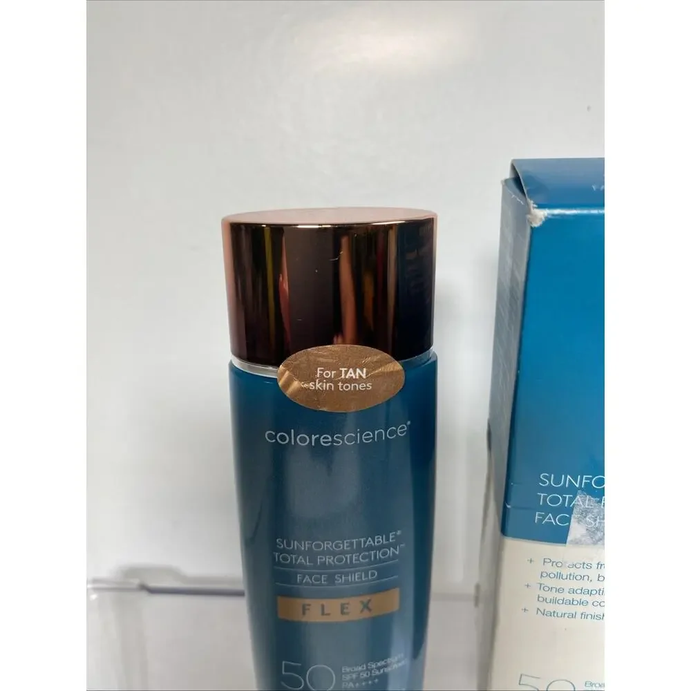 Colorescience Face Shield Flex SPF 50 Tan 1.8 oz - New In Box